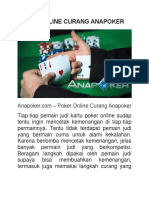 Poker Online Curang Anapoker