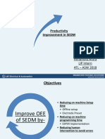 Productivity Improvement in SEDM: Himanshu Arora LIP Intern ATL - ASW 2018