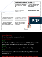 5 Minutes: Soldering Safety - Soldering Irons Are Very HOT!