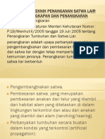 Prinsip Dan Teknik Penanganan Satwa Lair Dalam Penangkapan PHP