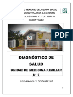 Diagnostico de Salud, Se Entrego El 31 de Enero 2018s