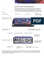 Technical Data: CMC 356 - Protection Relay Test Set and Commissioning Tool