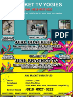 0818.0927.9222 (Yogies) - Di Jual Bracket TV Murah Led Di Bandung, Bracket TV Yogies