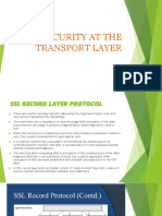 Security at The Transport Layer