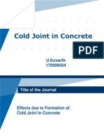 Cold Joint in Concrete: U.Kovarth 170506554