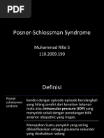 Posner Schlossman Syndrome