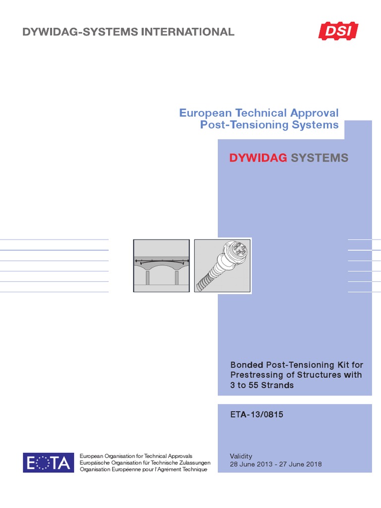 ETA - 13 0815 Dywidag PDF | PDF