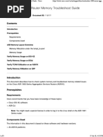 ASR 1000 Series Router Memory Troubleshoot Guide