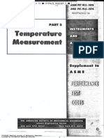 ASME ANSI STD PTC 19.3 1974 Temperature Measurement Instruments and Apparatus I