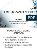 Pemfis Sensorik