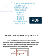 Tekanan Gas Dalam Ruang Tertutup