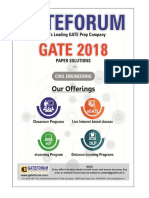 Gateforum CE GATE-2018 Paper-I