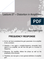 Distortion in Amplifiers: Rijil Ramchand