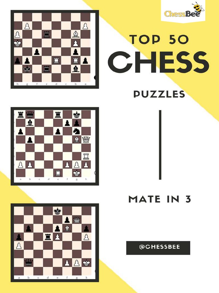 50 Mate in One + 50 Mate in Two Chess Puzzles PDF Download