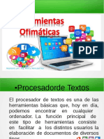 Herramientas ofimáticas básicas: procesador de textos, hoja de cálculo y gestor de presentaciones