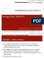 Entrepreneur Law Society - Strategic Vision 2018-19 (Public)