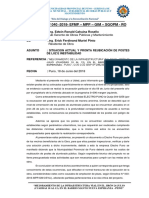 Informe #40 - Informe Sobre Desestabilidad de Postes Electropuno