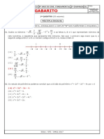 Gabarito Ae1 Matemática 8º Ano