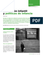 EDUCACION INFANTIL Y POLITICAS DE INFANCIA