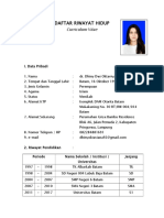 Daftar Riwayat Hidup: Curriculum Vitae