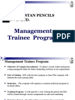 Management Trainee Program