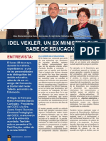 Revista Signo: Entrevista A Idel Vexler, Ex Ministro de Educación