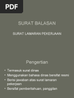 Contoh surat balasan resmi