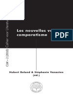 Les Nouvelles Voies Du Comparatisme PDF