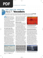 No17: Vocoders: Ten Minute Master