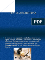 Texto Descriptivo