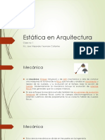 Clase 1 Estática en Arquitectura