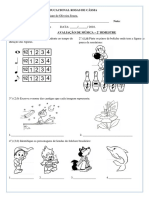 3° Ano - Avaliação de Música