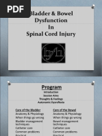 Bladder & Bowel Dysfunction in SCI