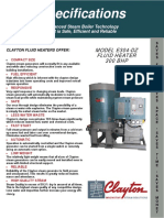 Specifications: Model E304-Dz Fluid Heater 300 BHP