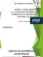 Acreditacion y Licenciamiento Unu