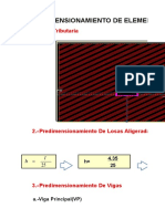 Predimensionamiento Modulo I