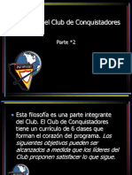 2 - Objetivos Del Club de Conquistadores