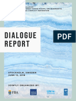 Dialogue Report