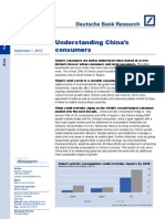 Understanding China's Consumers: September 1, 2010