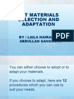 ELT Materials Adaptation Techniques