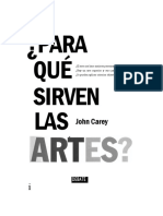 Carey John para Que Sirven Las Artes PDF