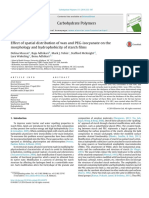 Effect of Spatial Distribution of Wax and PEG-Isocyanate On The