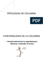 Patologias de Columna Con Semiologia