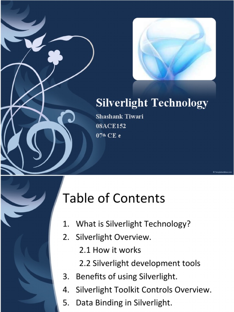 Silver Light Seminar 2 | PDF | Microsoft Silverlight | Extensible ...