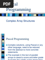 Pascal Programming: Complex Array Structures