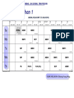 Jadual Waktu Sesi Petang 2018 Siri 7