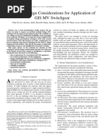 Lav C., Staley D. & Olsen T., (2004), Practical Design Considerations For Application of GIS MV Switchgear