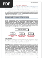 Data Link Protocols (DCS U-8 Notes)