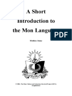 Introduction To The Mon Language