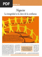 Negocios La Integridad Clave de La Confianza
